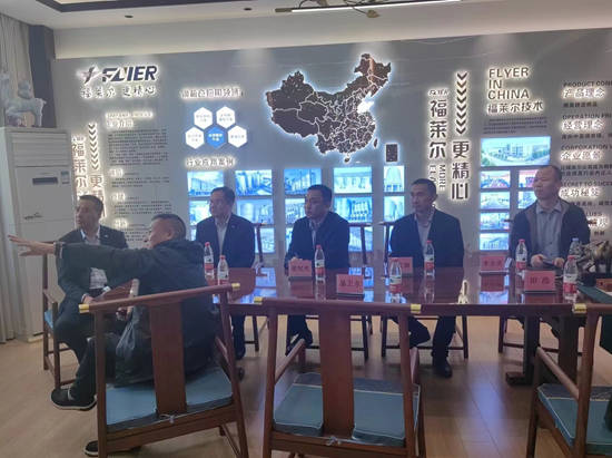 河鋼股份高層蒞臨我公司調研鋅鋁鎂產品在鋼板倉市場的應